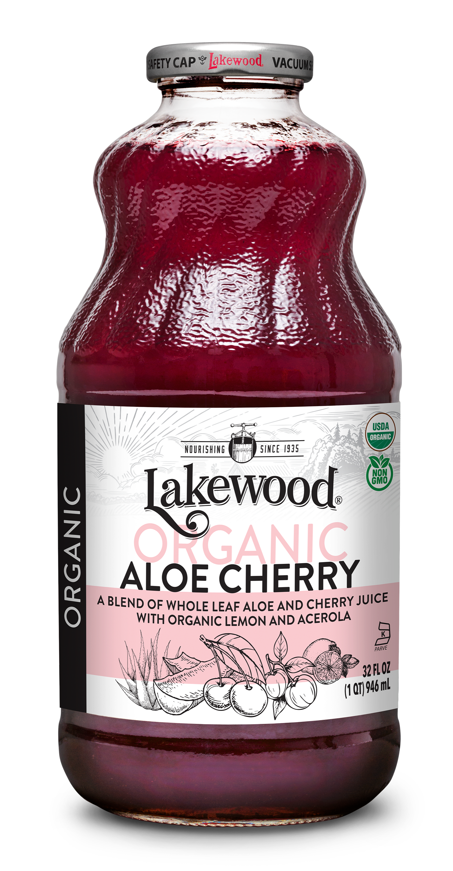 Lakewoodorganic Aloe Cherry Juice | 32oz
