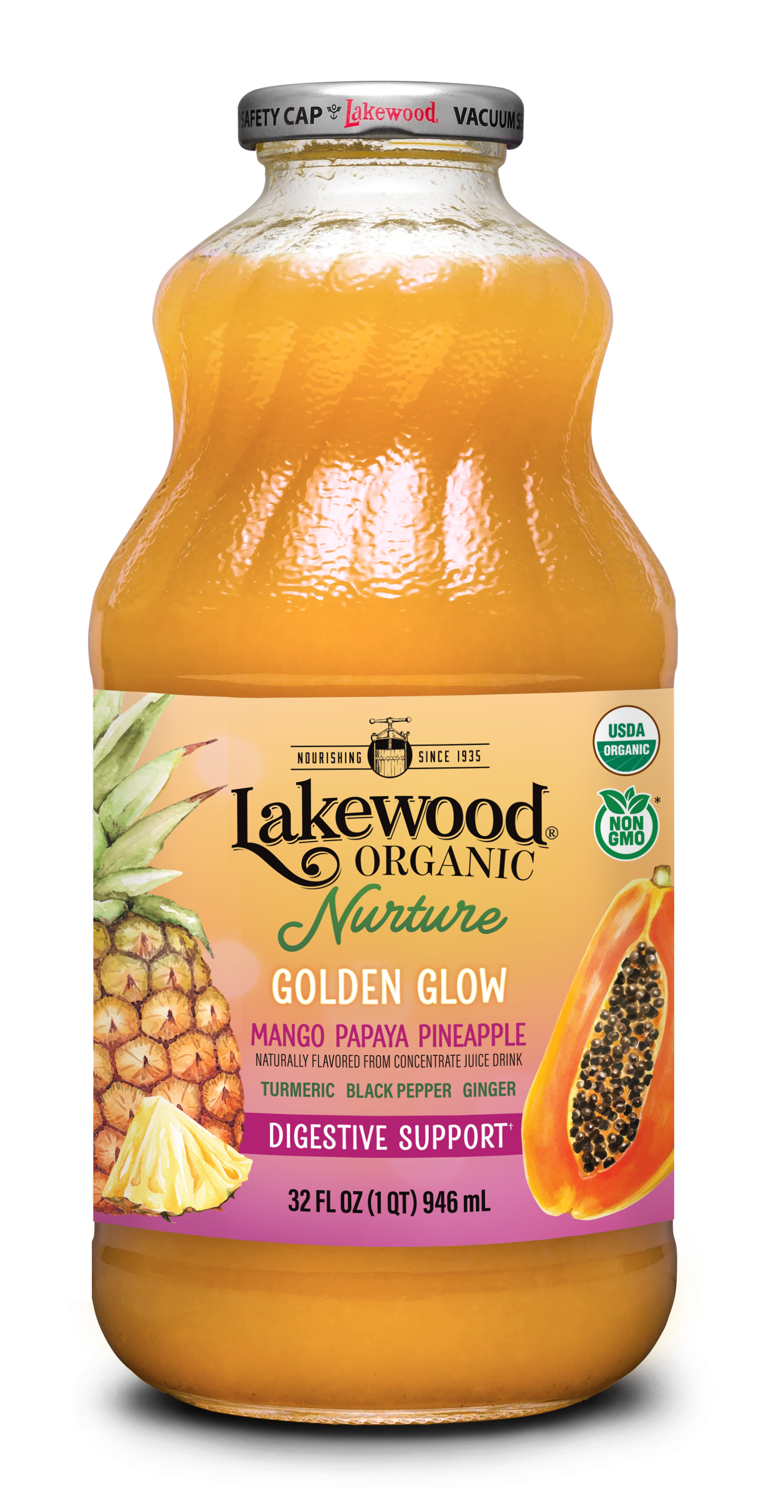 Lakewood Nurture Golden Glow Juice | 32oz